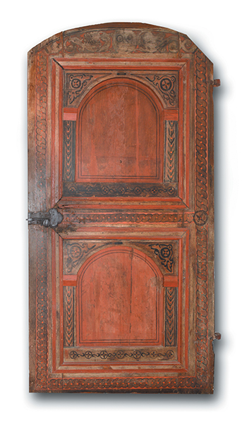 Informacja graficzna z&nbsp;udziałem drzwi zamkowych.