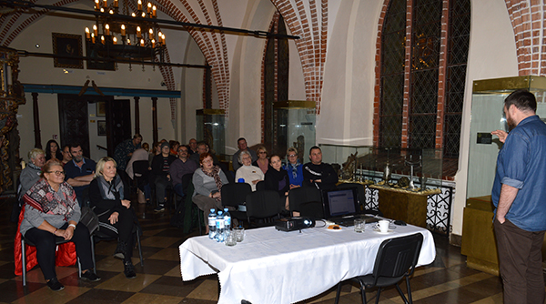 Zdjęcie z&nbsp;wykładu Andrzeja Kuczkowskiego