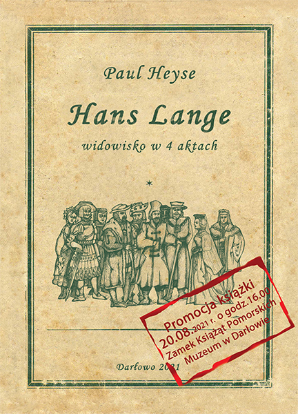 okładka polskiego wydania sztuki teatralnej Paula Heyse 