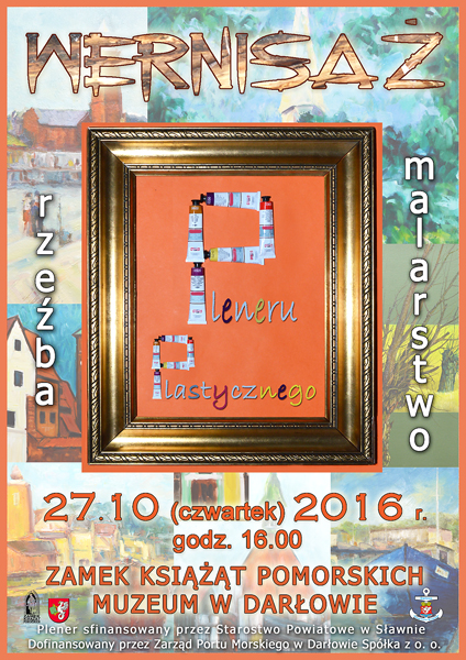 Zaproszenie na wernisaż pleneru plastycznego