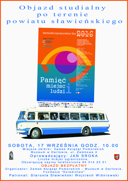 Objazd "Pamięć miejsc i&nbsp;ludzi" po terenie powiatu sławieńskiego